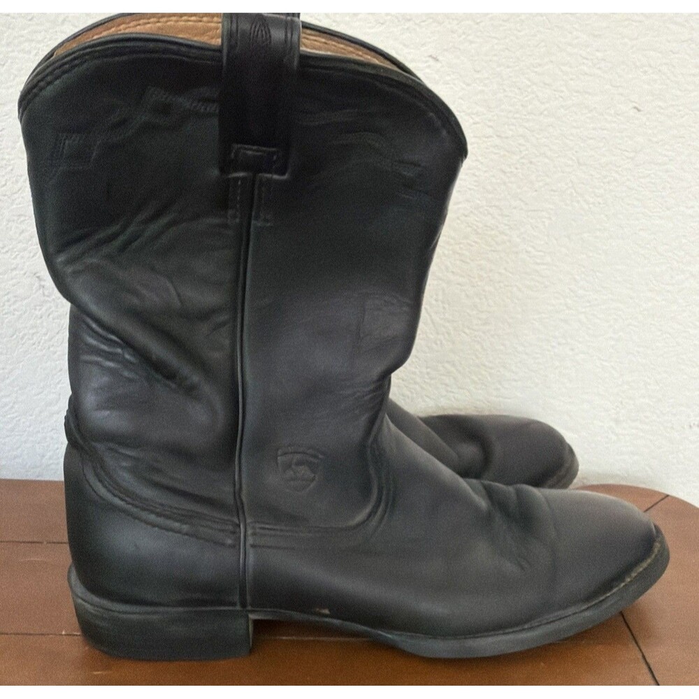 Ariat Women’s Western Cowboy Leather Boots Size 10 B Black